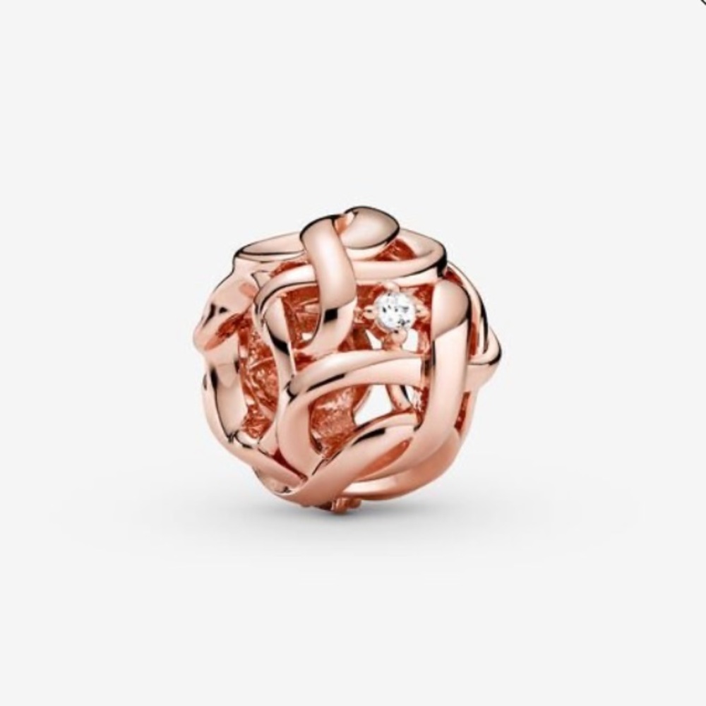 Authentic Pandora rose gold charm